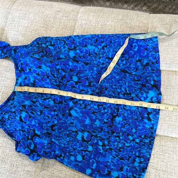 BEACH BELLE WOMENS BLUE NEW WITH TAGS SWIMWEAR TOP SIZE 16 - Picture 9 of 12